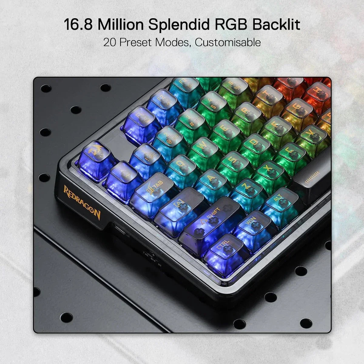 Redragon elf k649 pro mechanical 78% 3-modes connection - keyboards