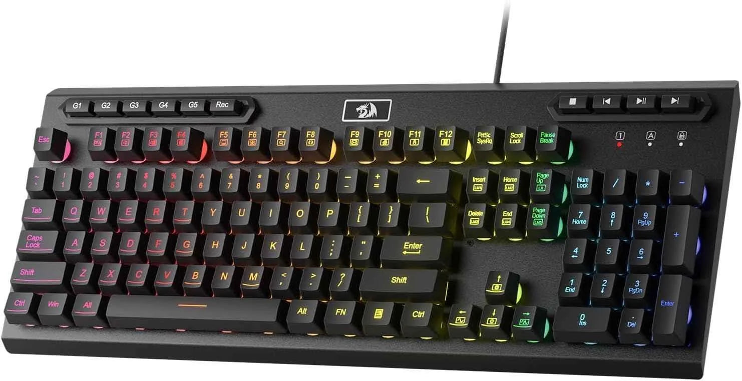 Redragon k513 rgb gaming keyboard - standard 104 keys linear gaming experience - keyboard