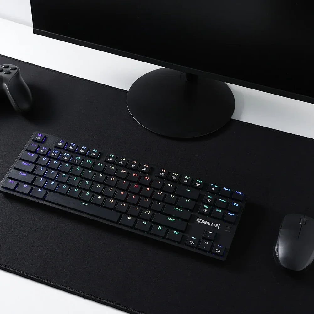 Redragon k539 anubis keyboard - wireless rgb mechanical for ultimate gaming experience - keyboard
