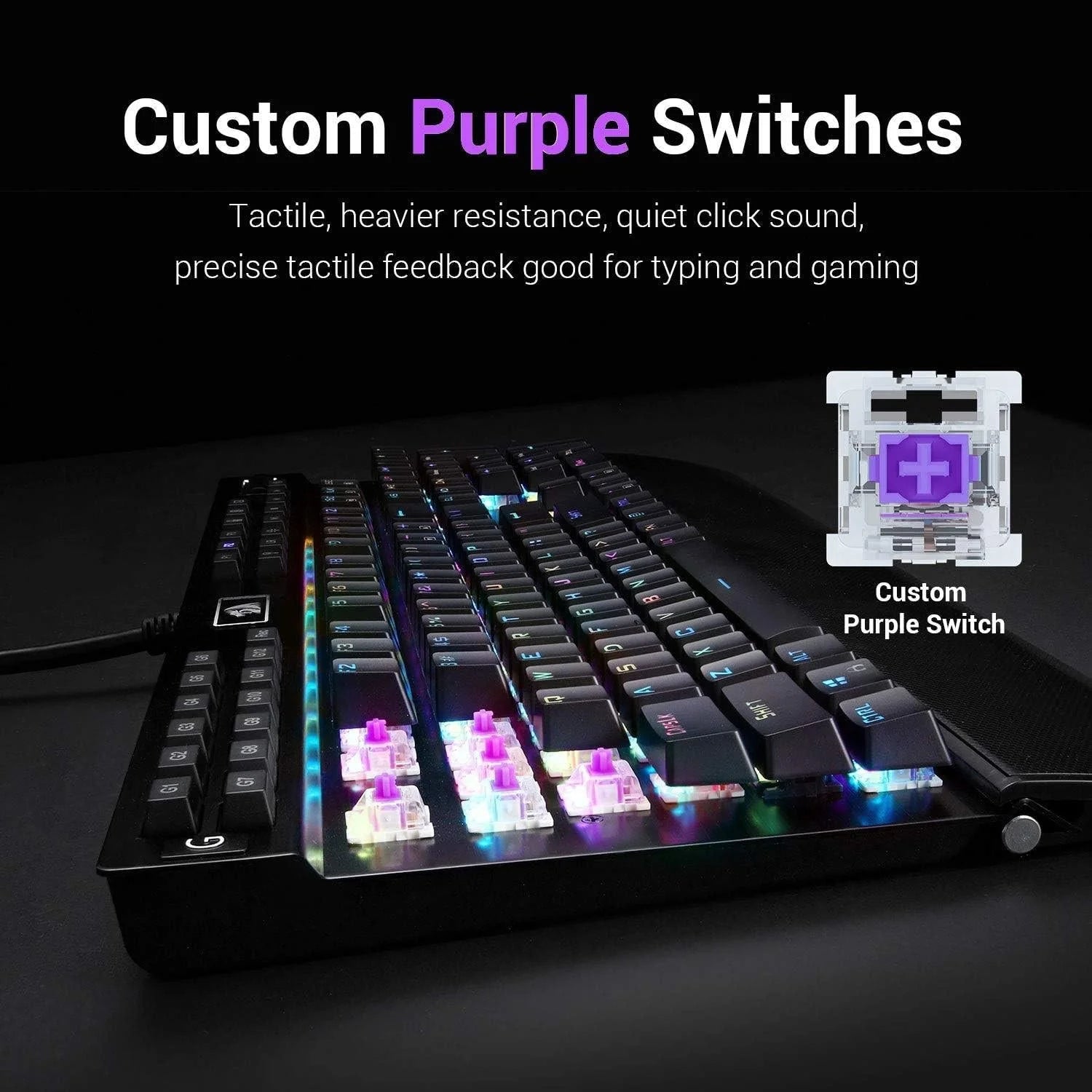 Redragon k550 mechanical gaming keyboard rgb led backlit with brown switches - keyboards