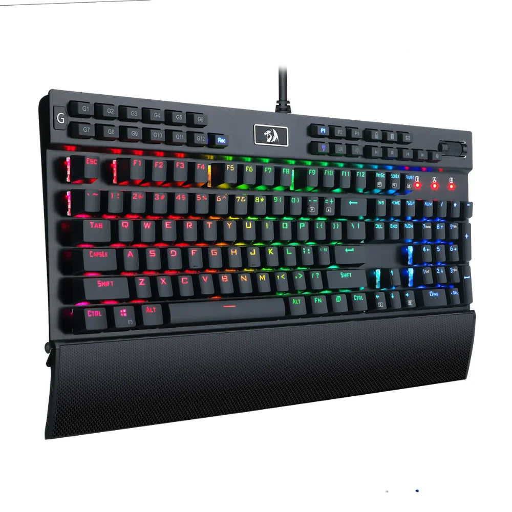 Redragon k550 rgb mechanical keyboard - 131 key rgb led illuminated backlit design - keyboard