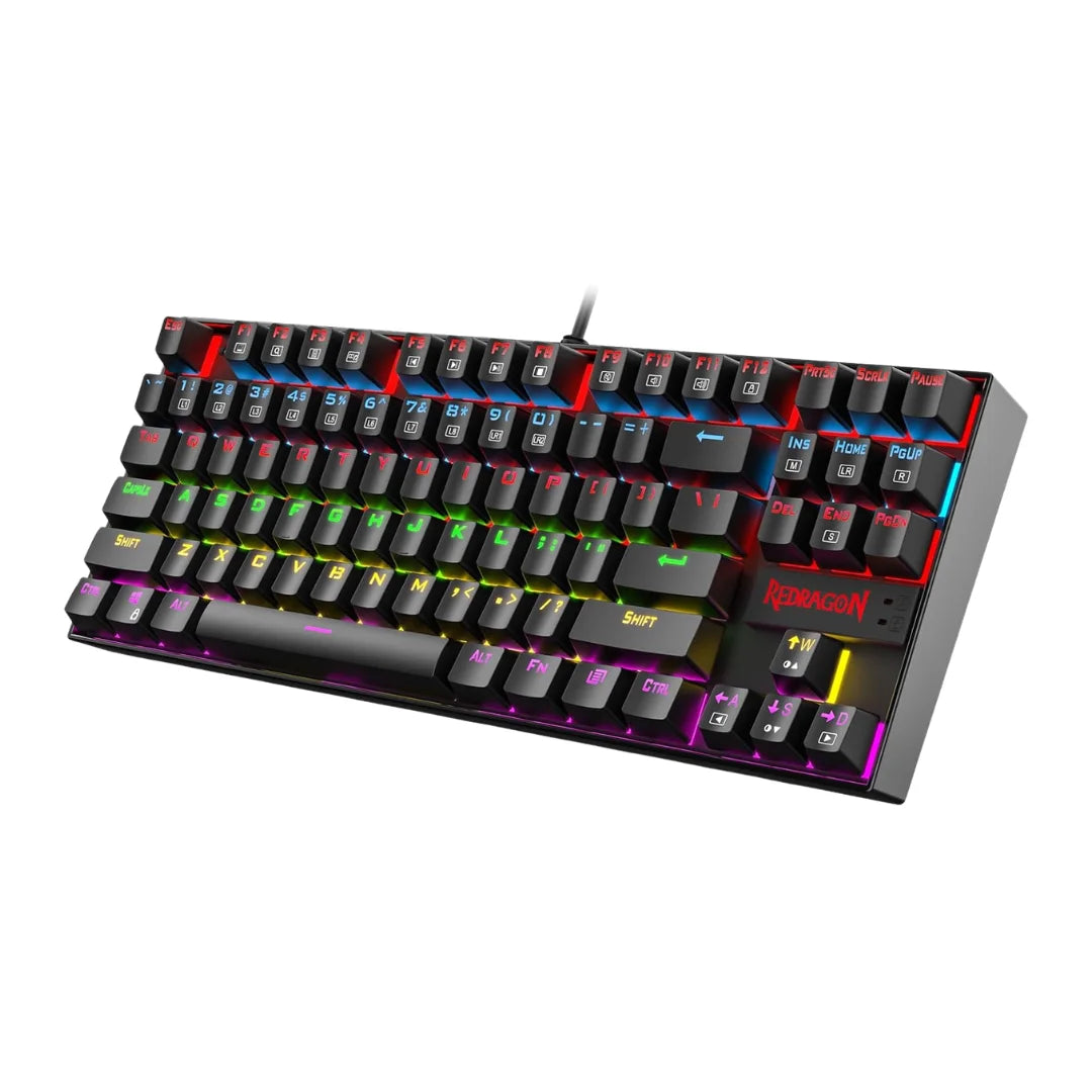 Redragon k552 mechanical keyboard - led gaming keyboard with 87 keys - keyboard