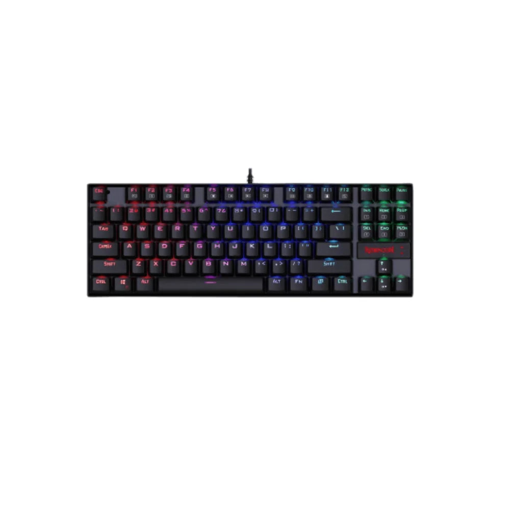 Redragon k552 rgb gaming combo: mechanical keyboard and mouse set for gamers - bundle