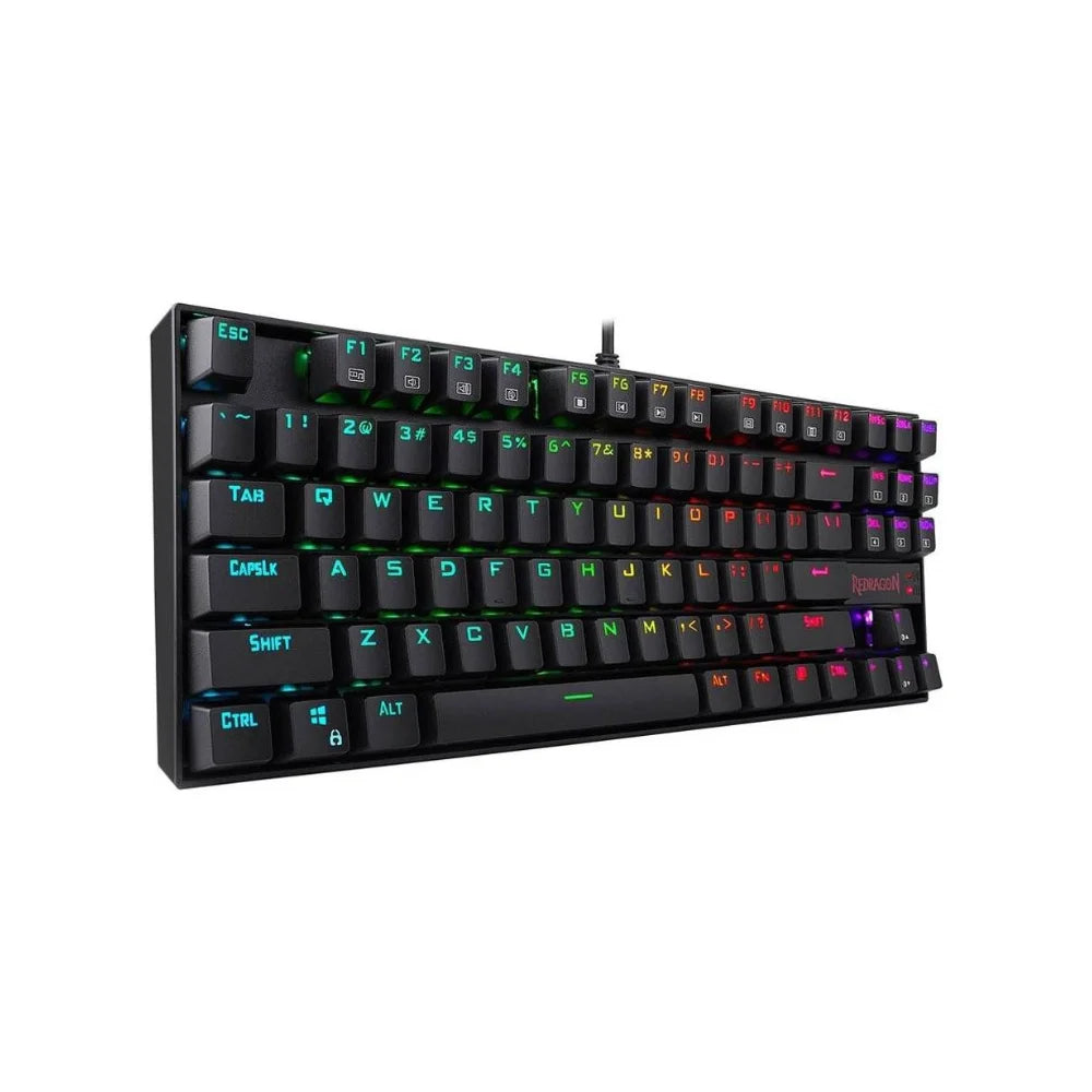 Redragon k552 rgb mechanical keyboard - wired tkl 75% gaming keyboard - keyboard
