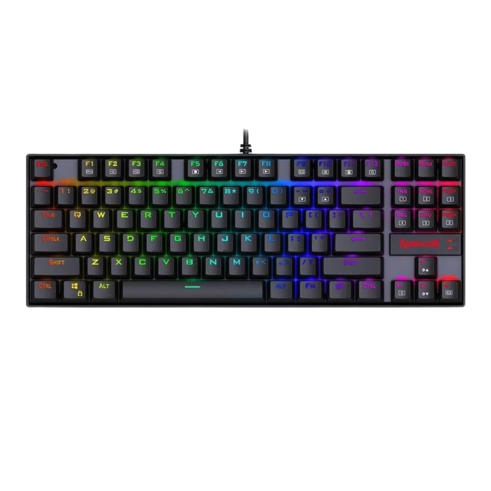 Redragon k552 rgb mechanical keyboard - wired tkl 75% gaming keyboard - keyboard