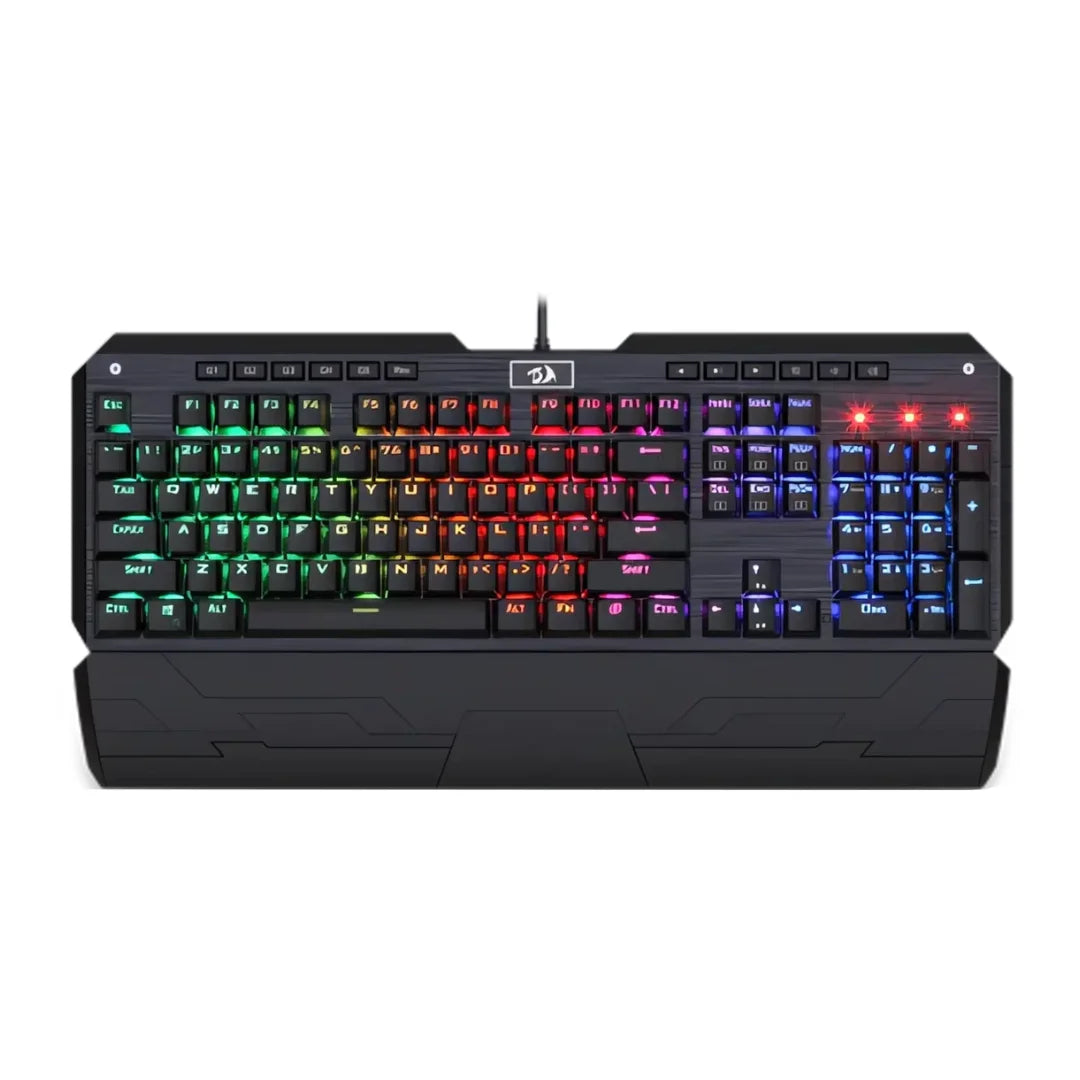 Redragon k555 mechanical gaming keyboard with blue switches macro recording, - keyboard