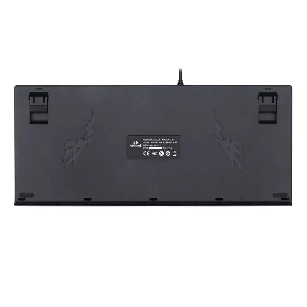 Redragon k568 rgb gaming keyboard - 87 keys mechanical gaming keyboard with vibrant rgb lighting - keyboard