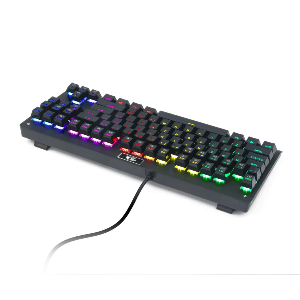 Redragon k568 rgb gaming keyboard - 87 keys mechanical gaming keyboard with vibrant rgb lighting - keyboard