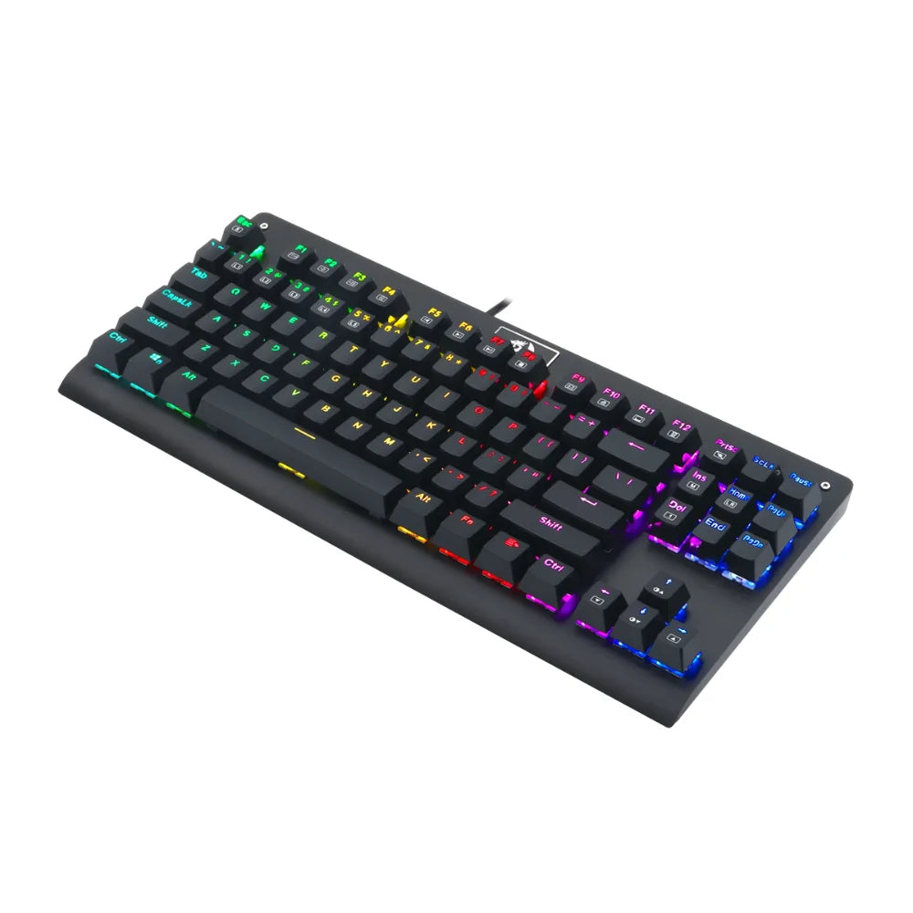 Redragon k568 rgb gaming keyboard - 87 keys mechanical gaming keyboard with vibrant rgb lighting - keyboard