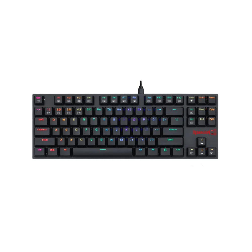 Redragon k607p-kbs wireless gaming keyboard with 2.4g and bluetooth connectivity - keyboard