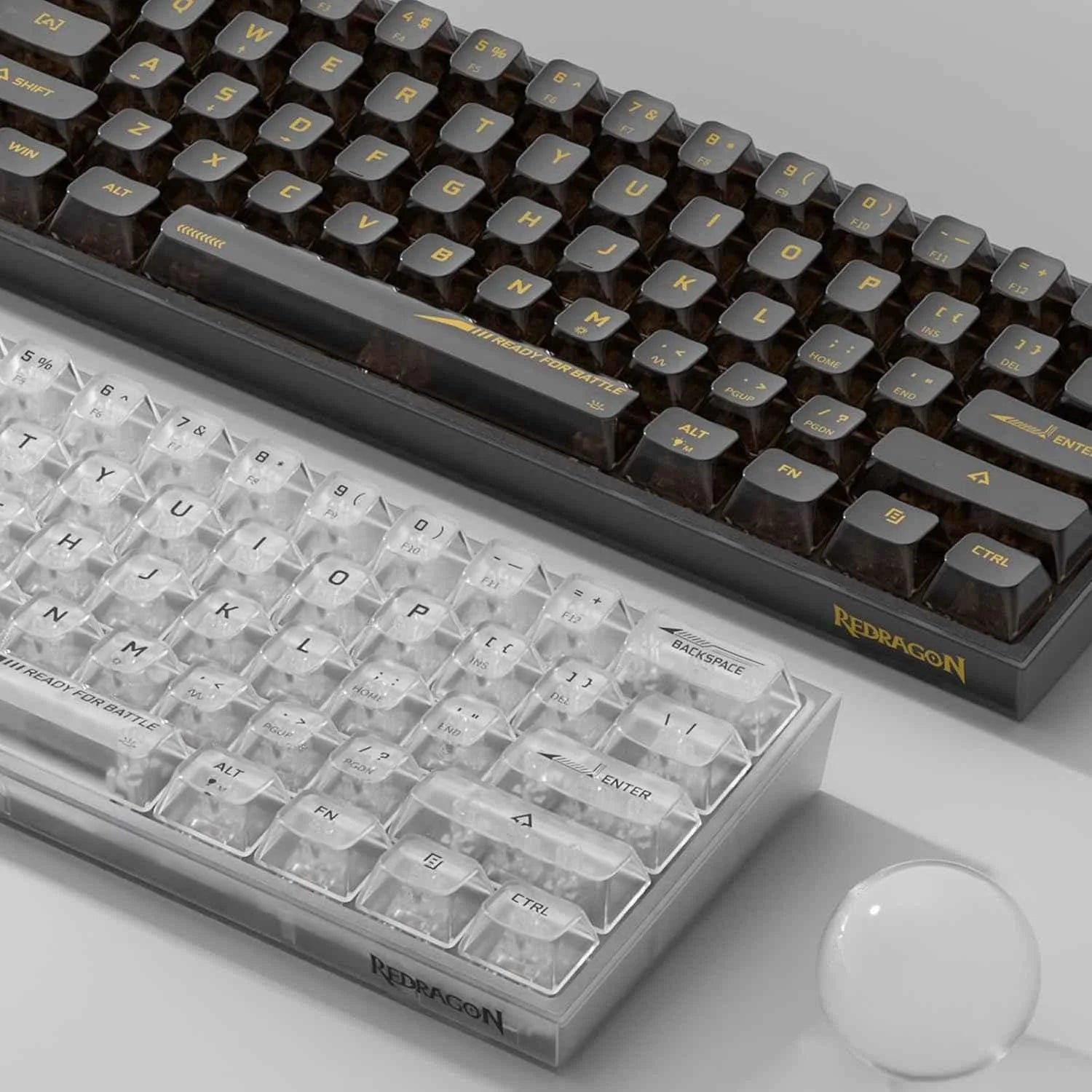Redragon k617 ct 60% gaming keyboard - compact 61 keys wired rgb gaming keyboard - keyboard