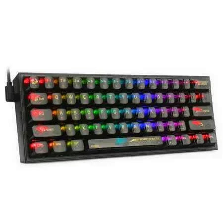Redragon k617 rgb gaming keyboard - 60% wired rgb gaming keyboard - keyboard