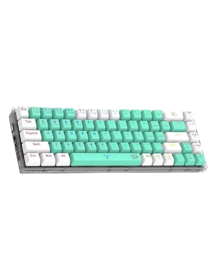 Redragon k631 pro wt 65% 3-mode wireless rgb gaming keyboard - custom quiet linear switch - keyboards