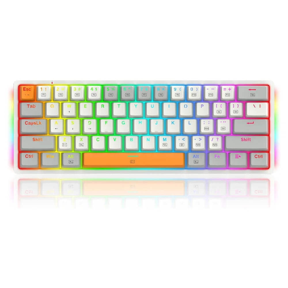 Redragon k642wgo akali keyboard - 60% rgb mechanical keyboard for ultimate gaming experience - keyboard