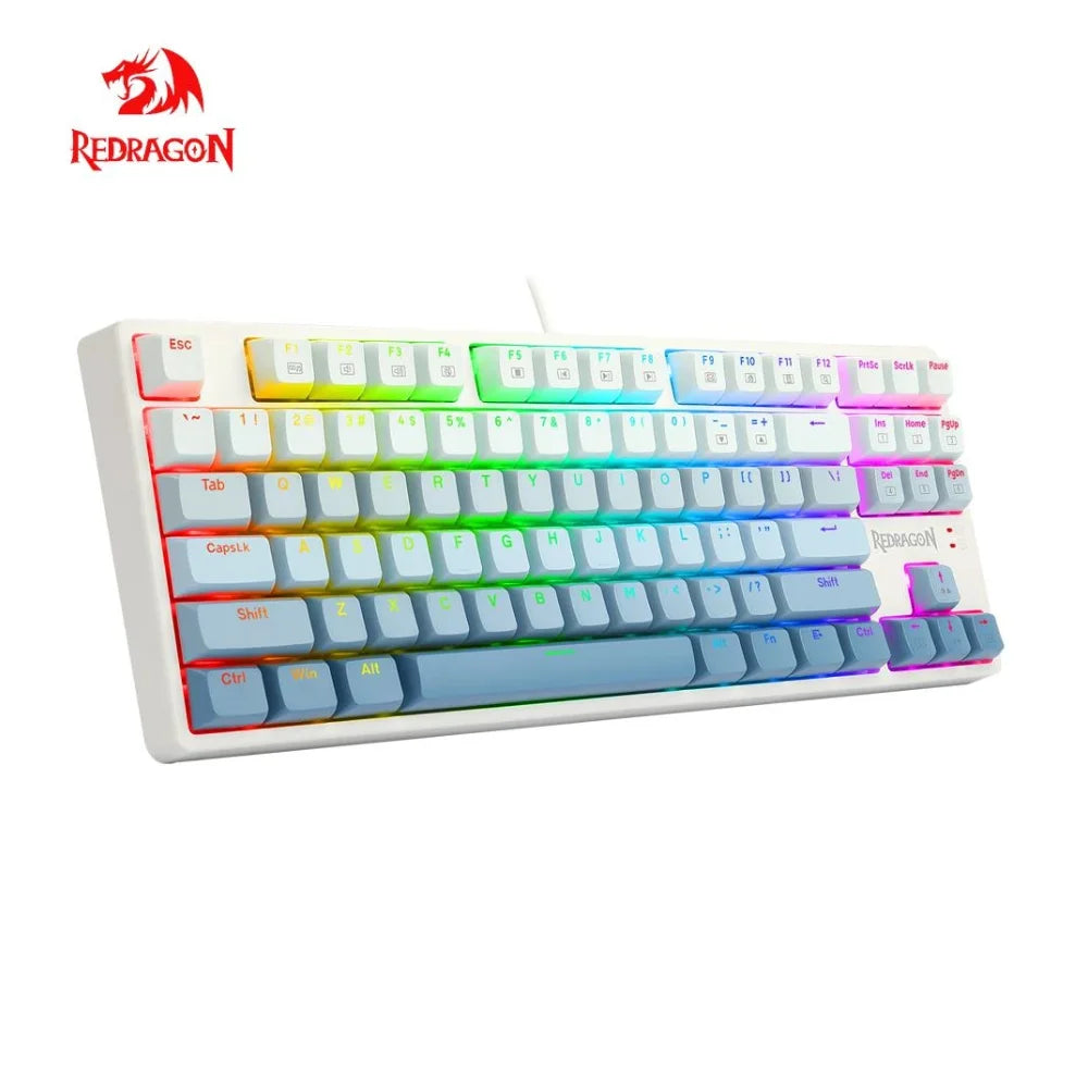 Redragon k645w gaming keyboard - 87 key rgb mechanical for ultimate performance - keyboard