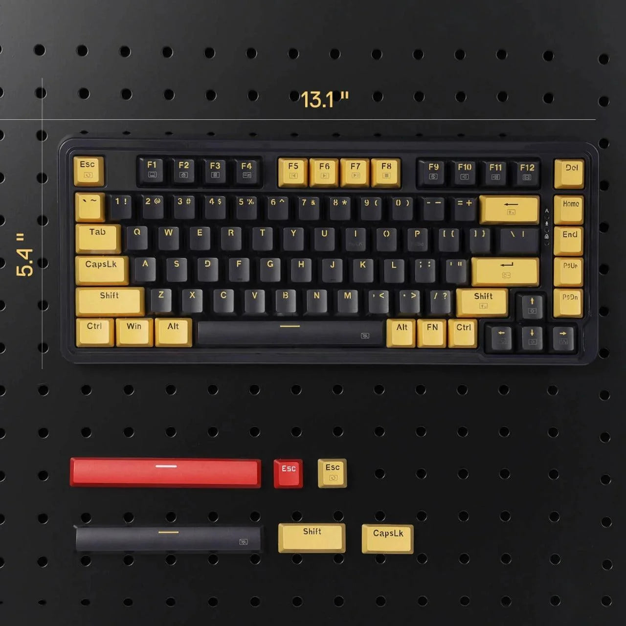 Redragon k649 rgb gaming keyboard - 78% wired gasket design for ultimate performance