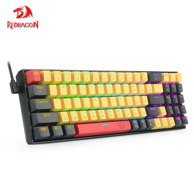 Redragon k688 black sait - red switches - keyboards