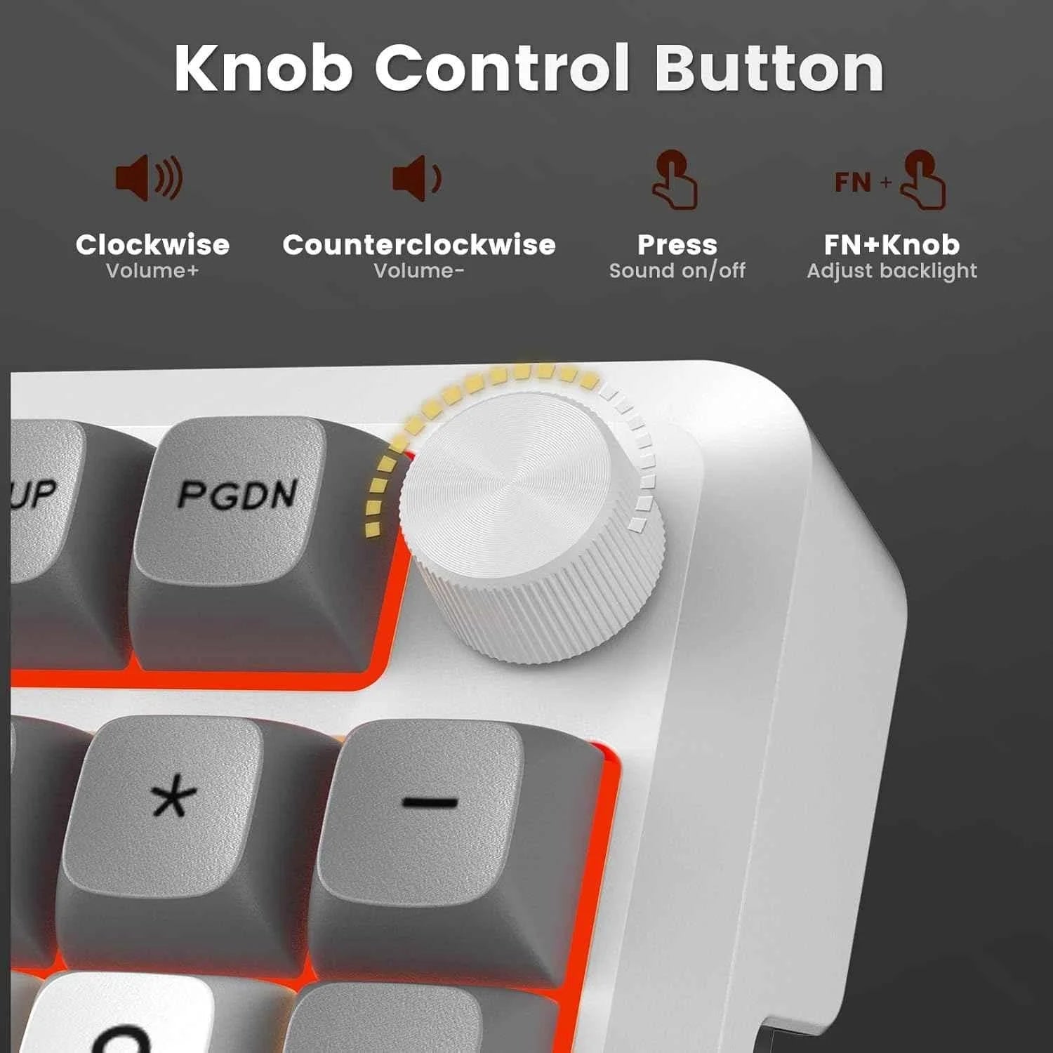Redragon k688 wireless mechanical keyboard - 3 mode gasket mounted rgb - keyboard