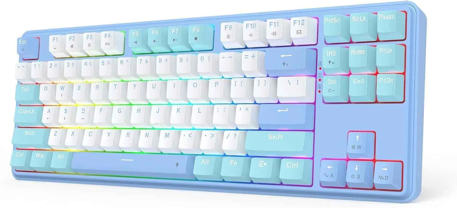 Redragon k707 rgb gaming keyboard - 80% wired gasket with rgb backlighting - keyboard