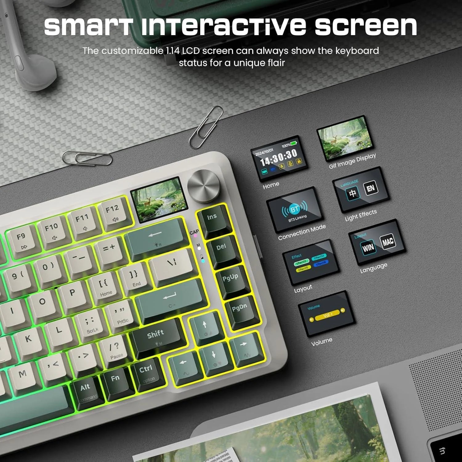 Redragon k708 pro wireless mechanical gaming keyboard - keyboard