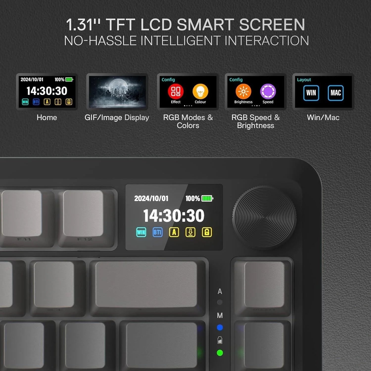 Redragon k724 pro wireless gasket gaming keyboard - keyboard