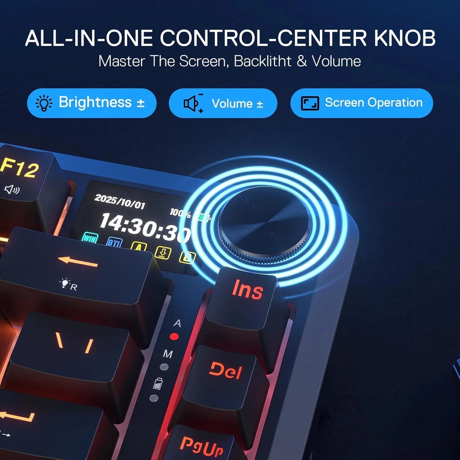 Redragon k724 pro wireless gasket gaming keyboard - keyboard