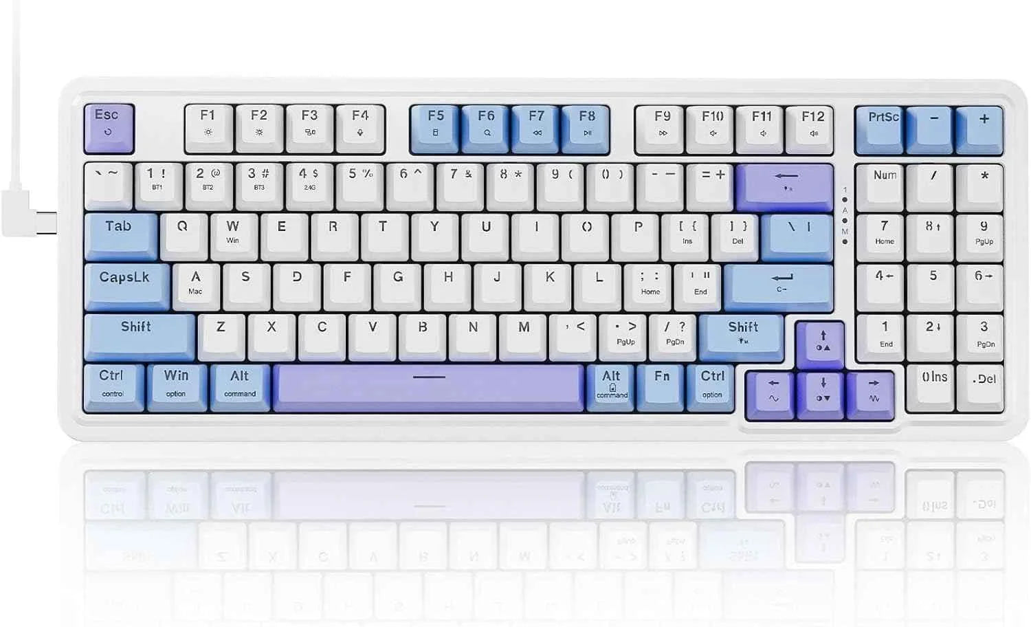 Redragon gaming keyboard: wired and wireless bluetooth mechanical gaming keyboard - keyboard