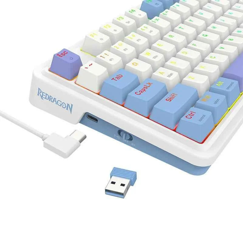 Redragon gaming keyboard: wired and wireless bluetooth mechanical gaming keyboard - keyboard