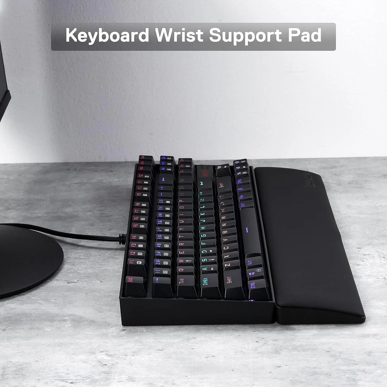 Redragon p036 wrist rest pad for comfortable computer keyboard support