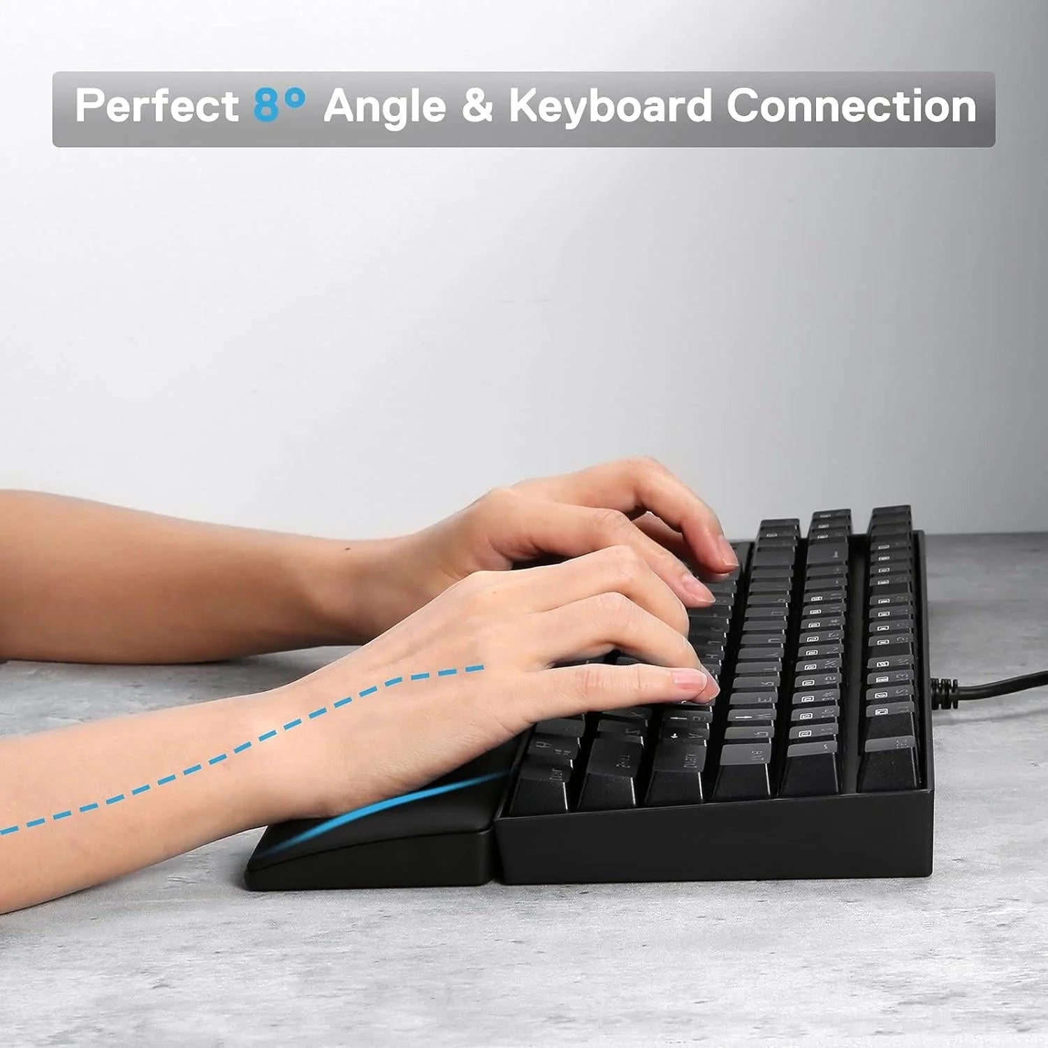 Redragon p036 wrist rest pad for comfortable computer keyboard support