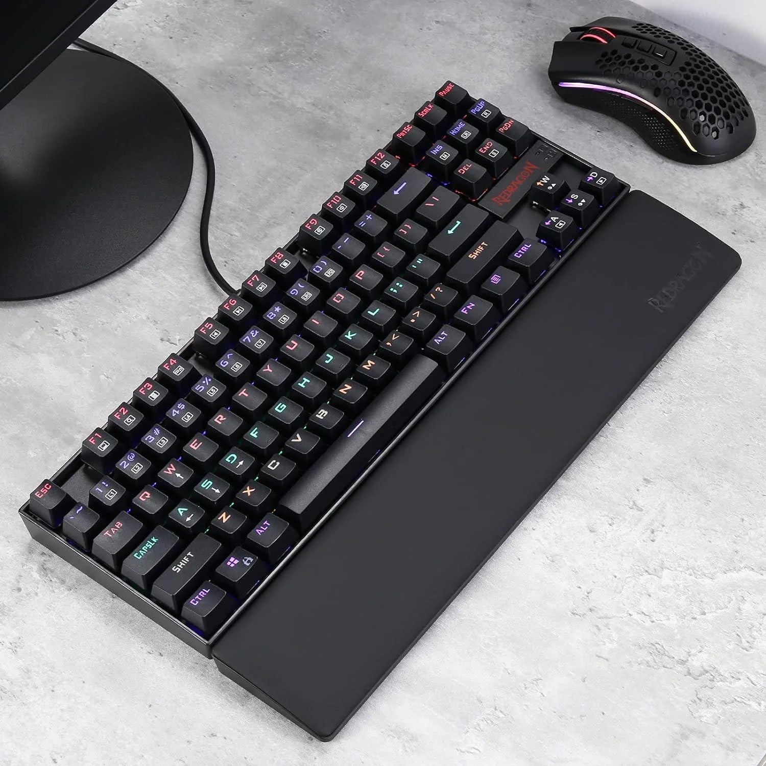 Redragon p036 wrist rest pad for comfortable computer keyboard support
