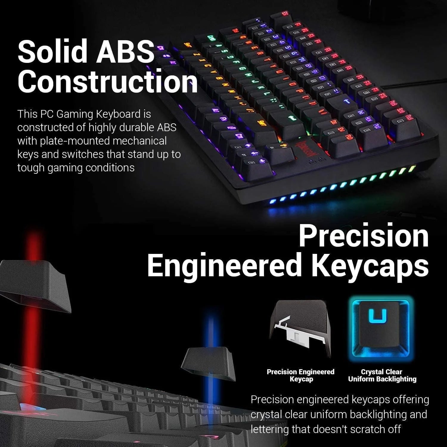 Redragon s113 gaming combo - wired mechanical keyboard and mouse bundle