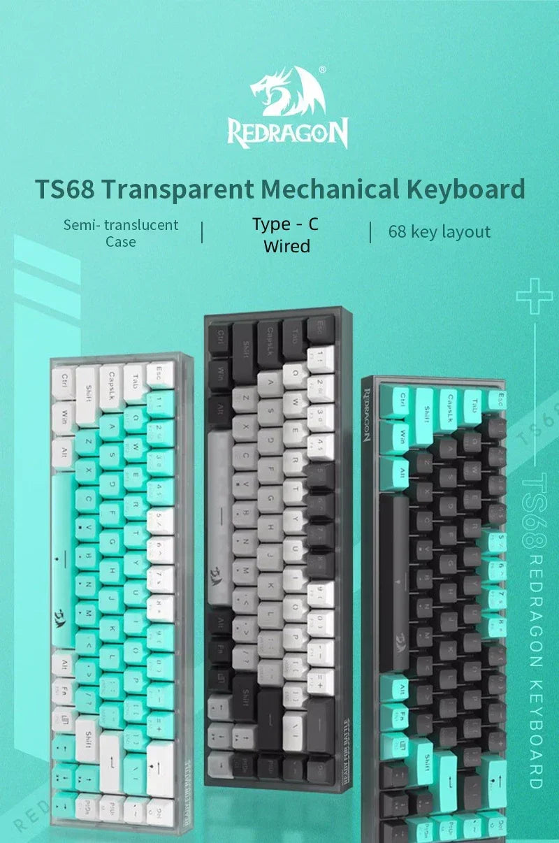 Redragon ts-68b red switch - keyboards
