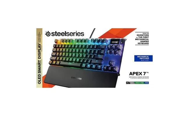 Steelseries apex 7 mechanical gaming keyboard - red switch - keyboards