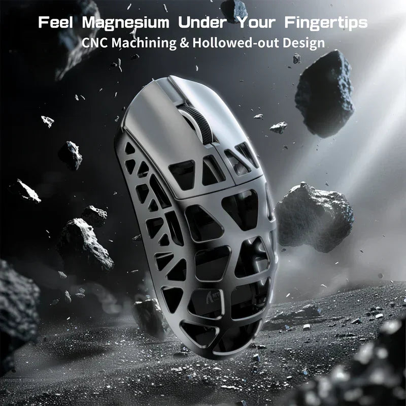 Attack shark r3 magnesium alloy gaming mouse 8k - gray - mouse’s