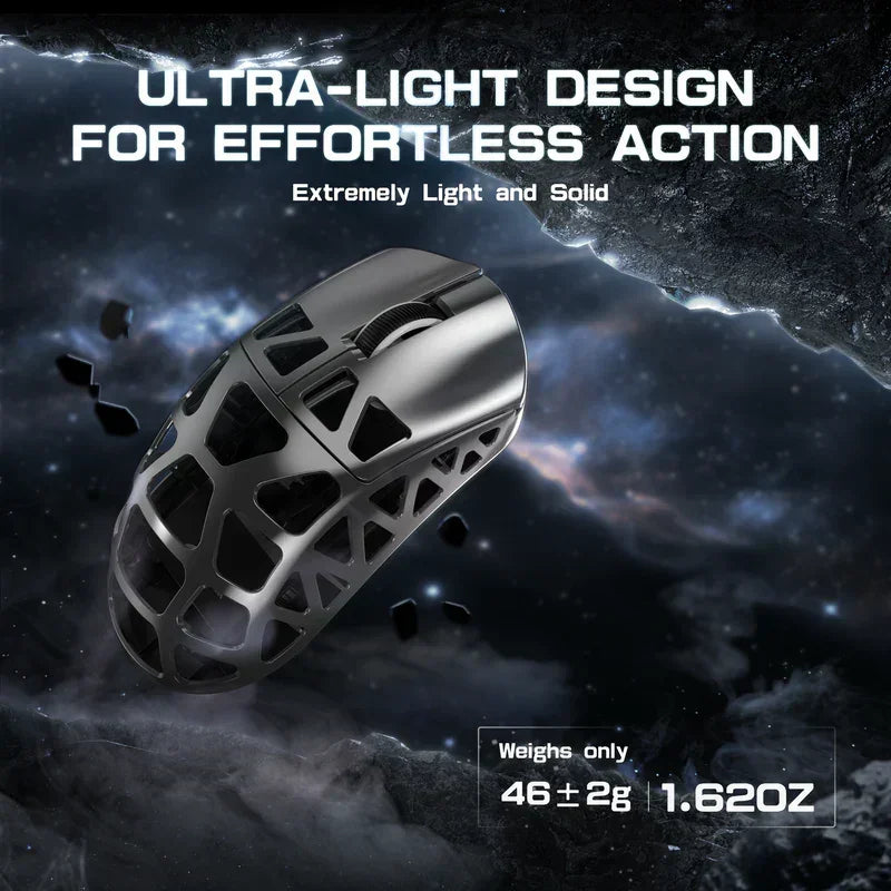 Attack shark r3 magnesium alloy gaming mouse 8k - gray - mouse’s
