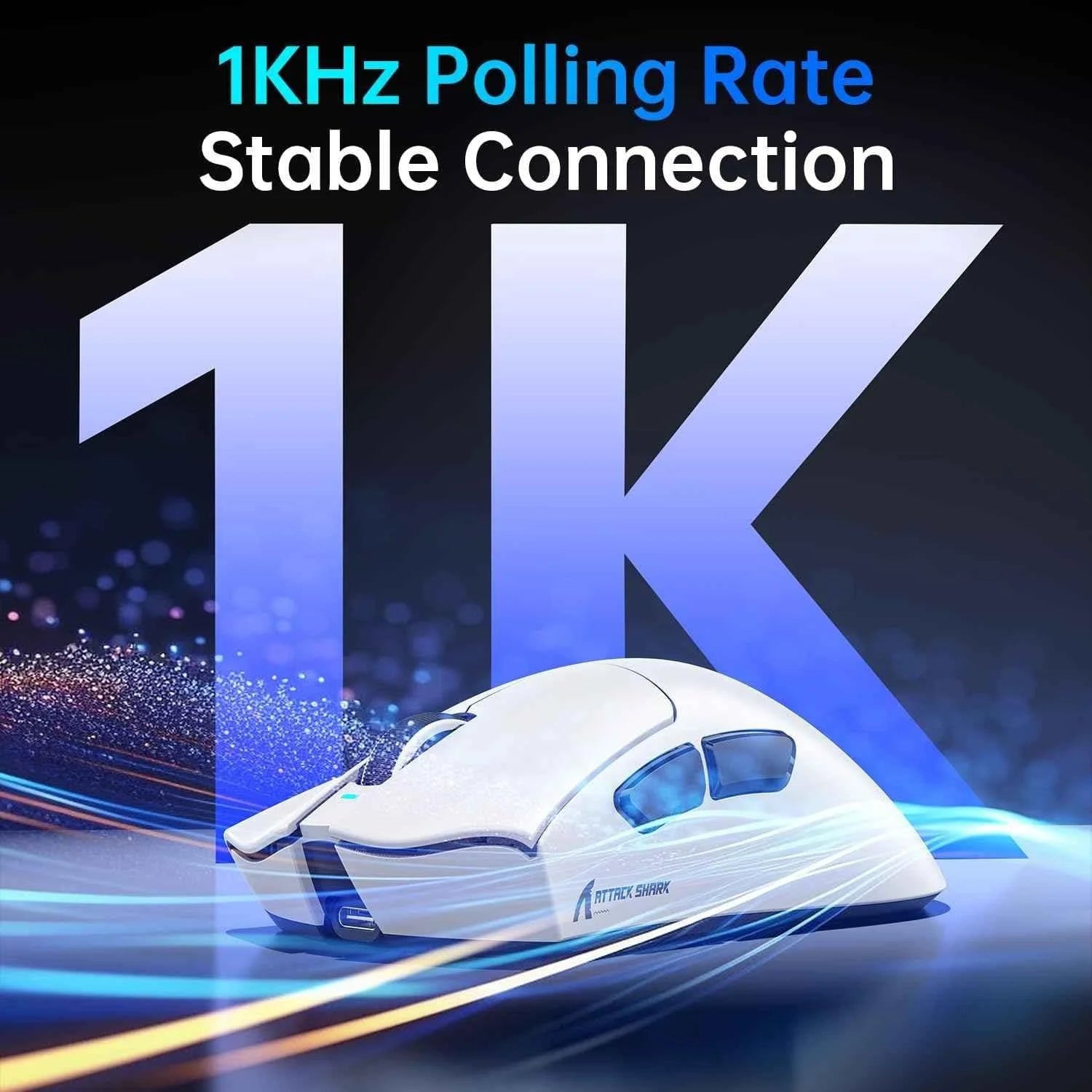 Attack shark v3 pro wireless esports gaming mouse with magnetic charging dock - mouse