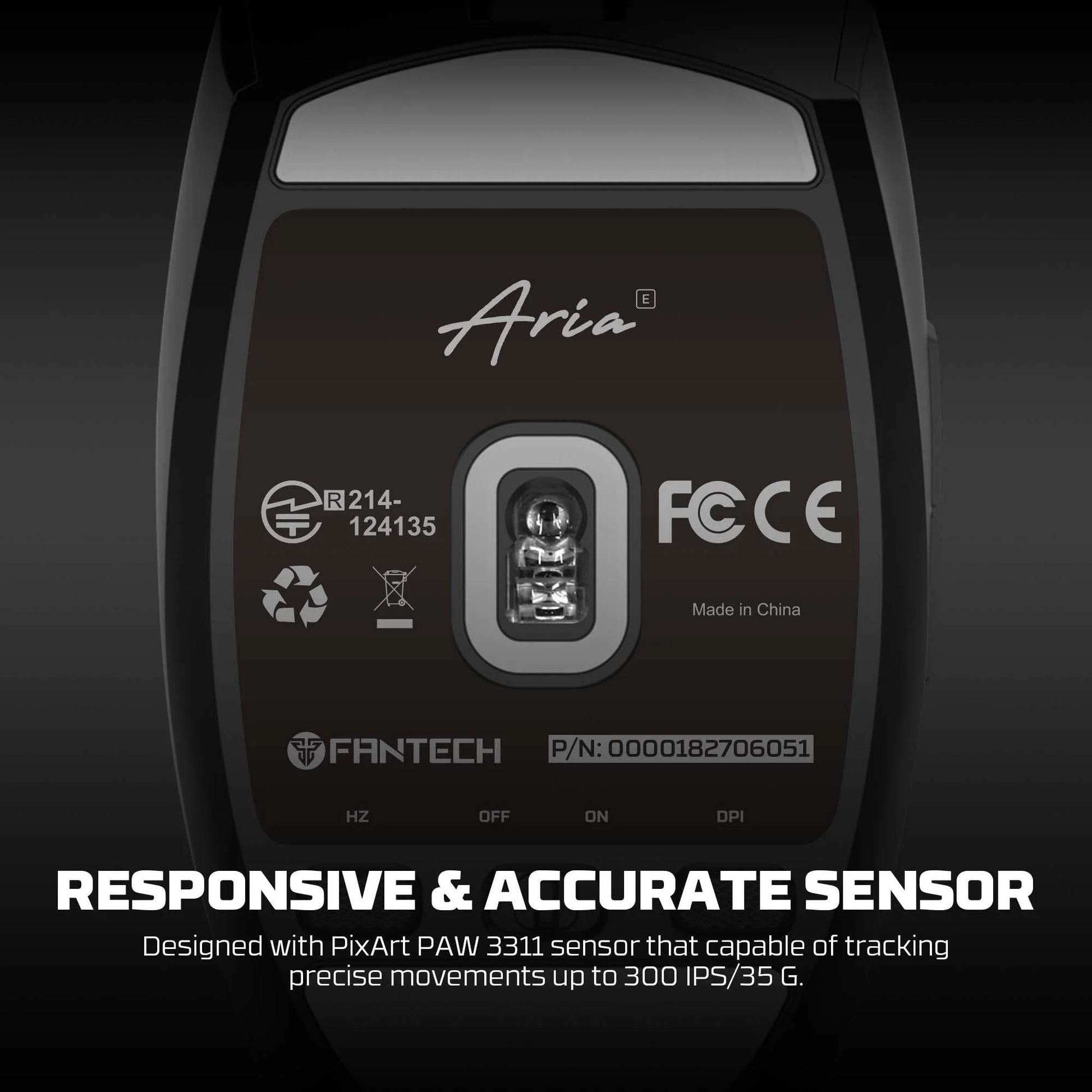 Fantech aria xd7e wireless gaming mouse - white - mouse