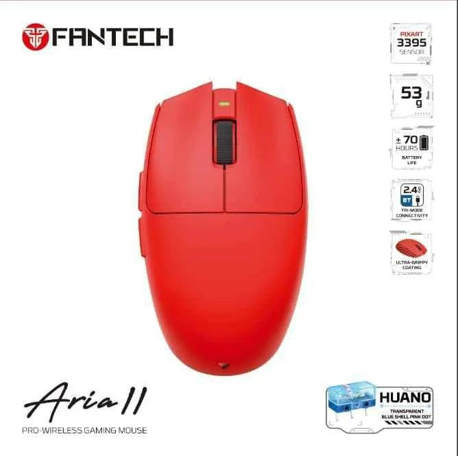 Fantech aria xd7v2 gaming mouse - 53g ultra-lightweight with huano switches - mouse
