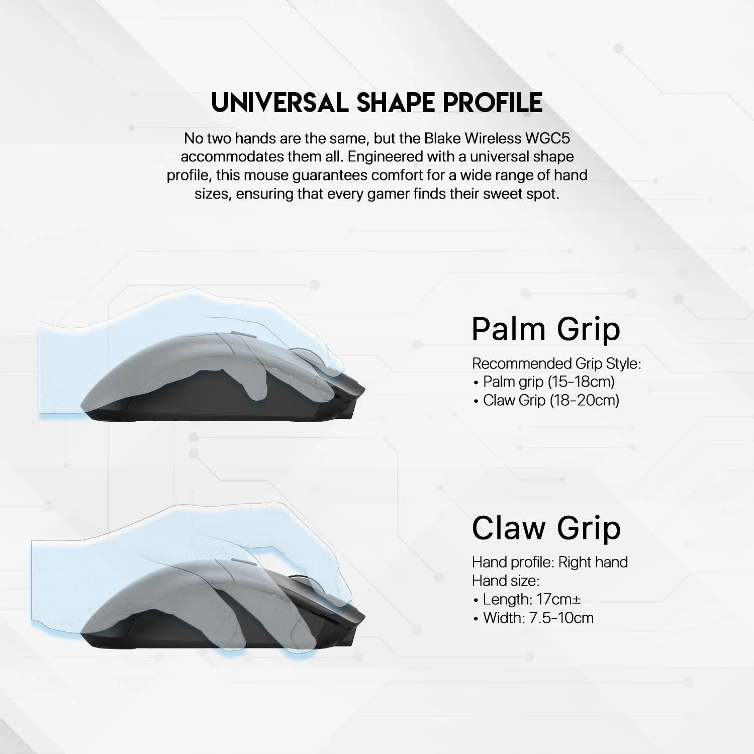 Fantech blake wgc5 wireless gaming mouse - mouse