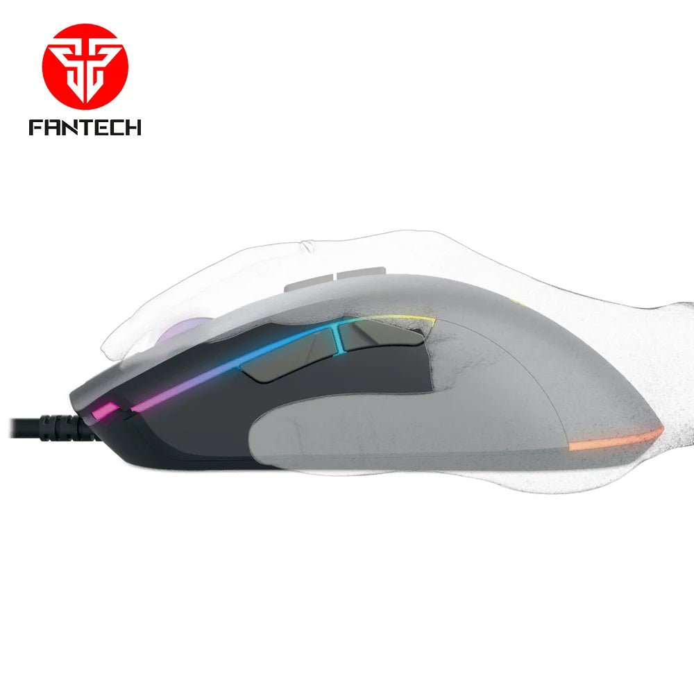 Fantech blake x17 space edition macro rgb gaming mouse - mouse