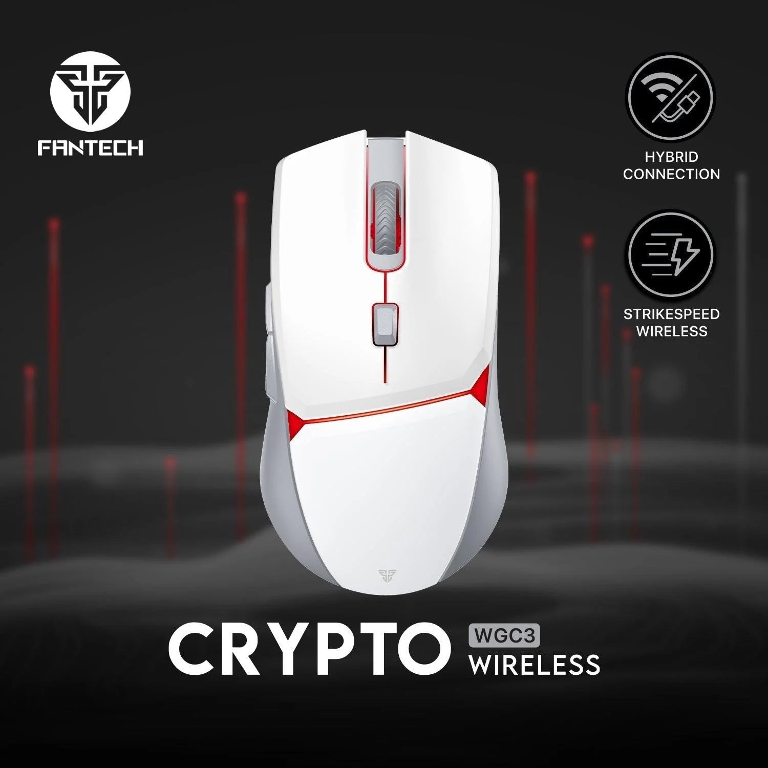 Fantech crypto wgc3 gaming mouse - precision and performance for gamers - mouse