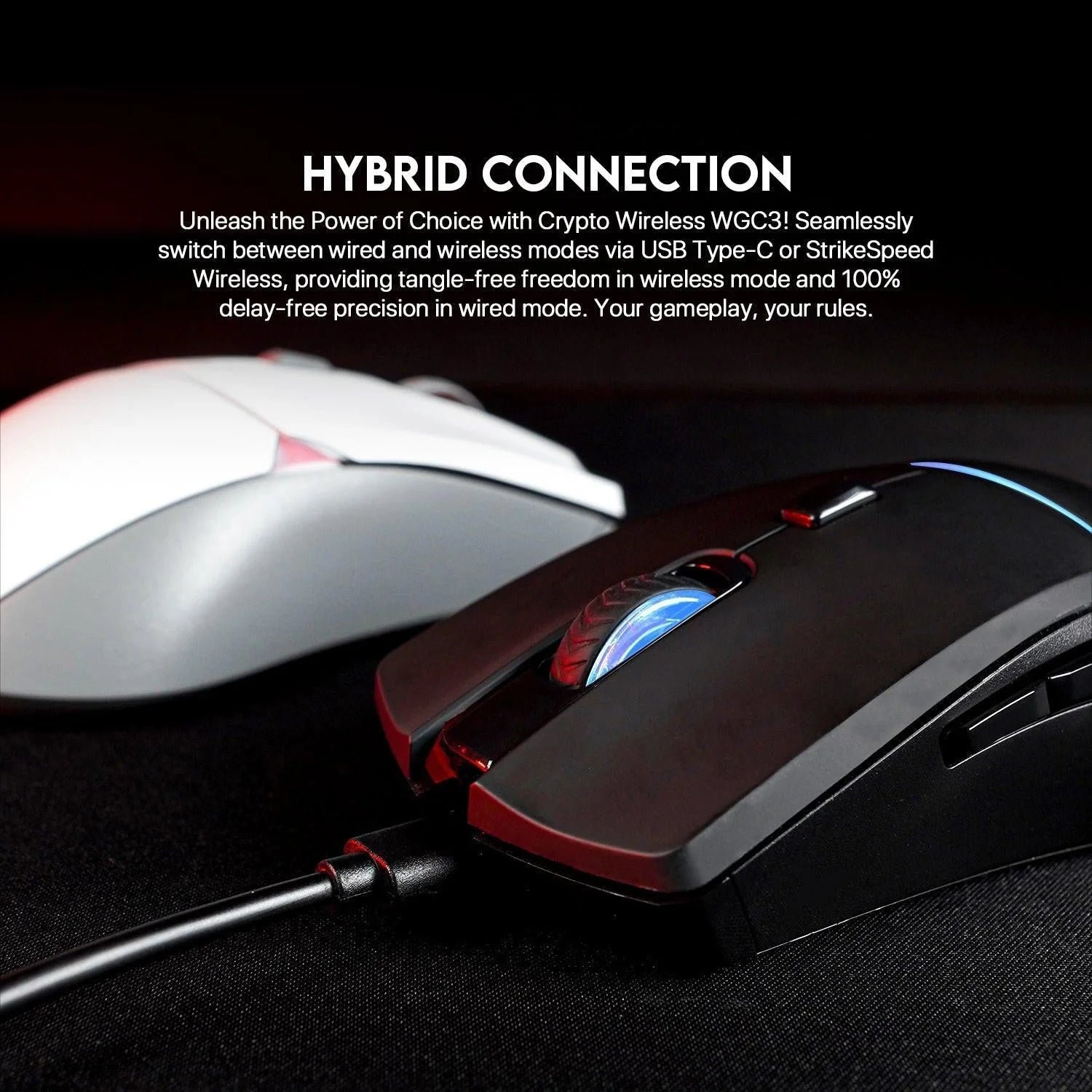 Fantech crypto wgc3 gaming mouse - precision and performance for gamers - mouse