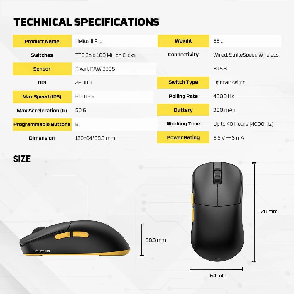 Fantech helios ii vd3v3 gaming headset - experience 4k wireless gaming excellence