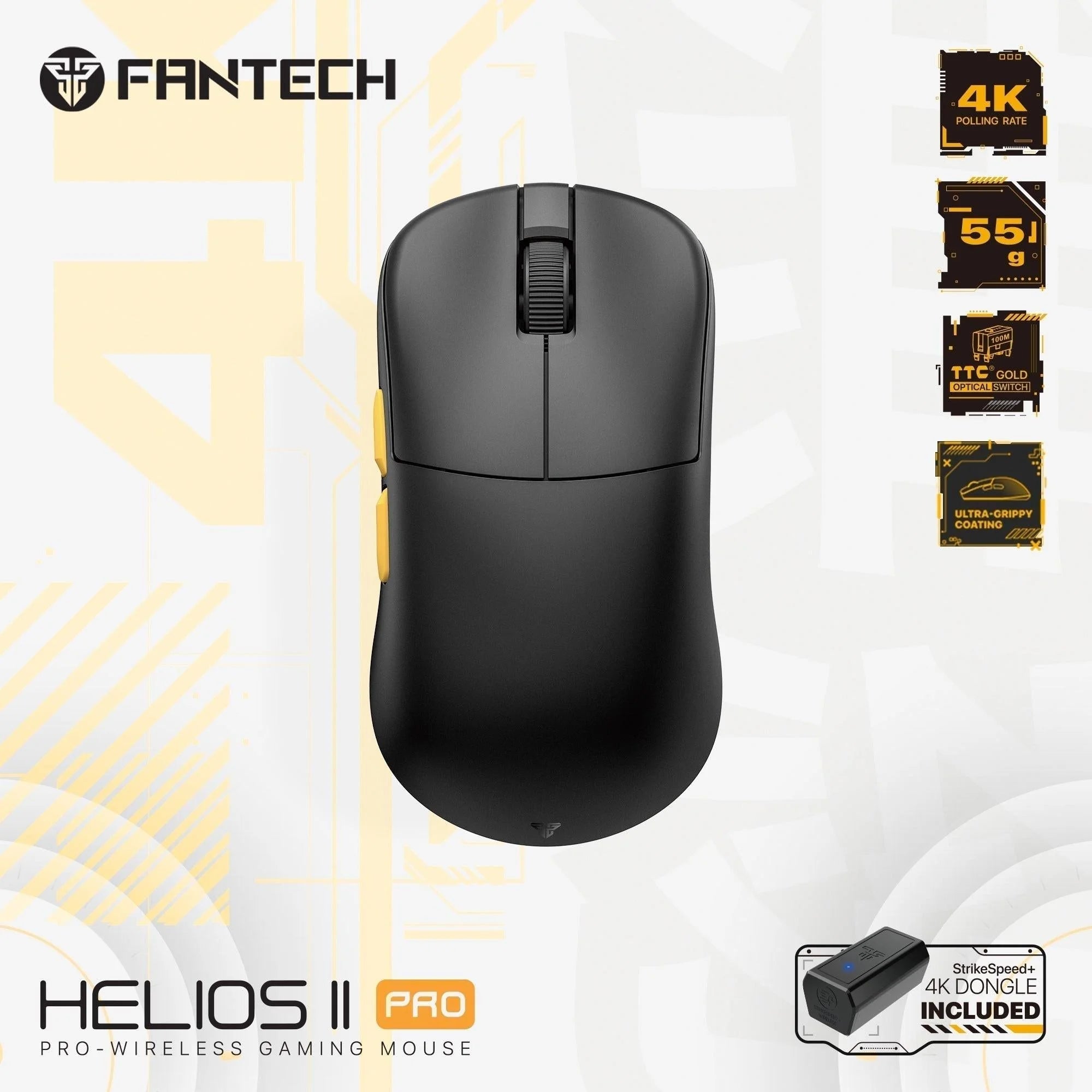 Fantech helios ii vd3v3 gaming headset - experience 4k wireless gaming excellence