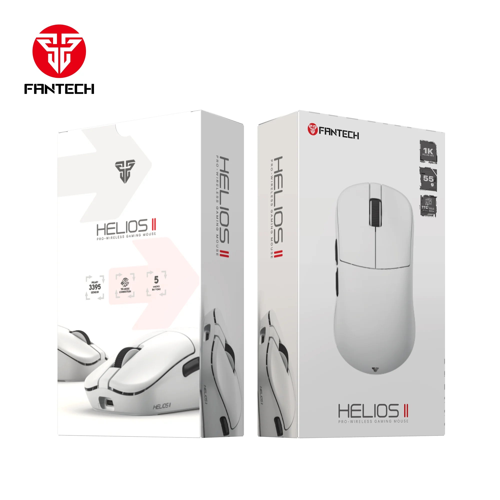 Fantech helios ii xd3v3 gaming mouse for superior precision and performance - mouse