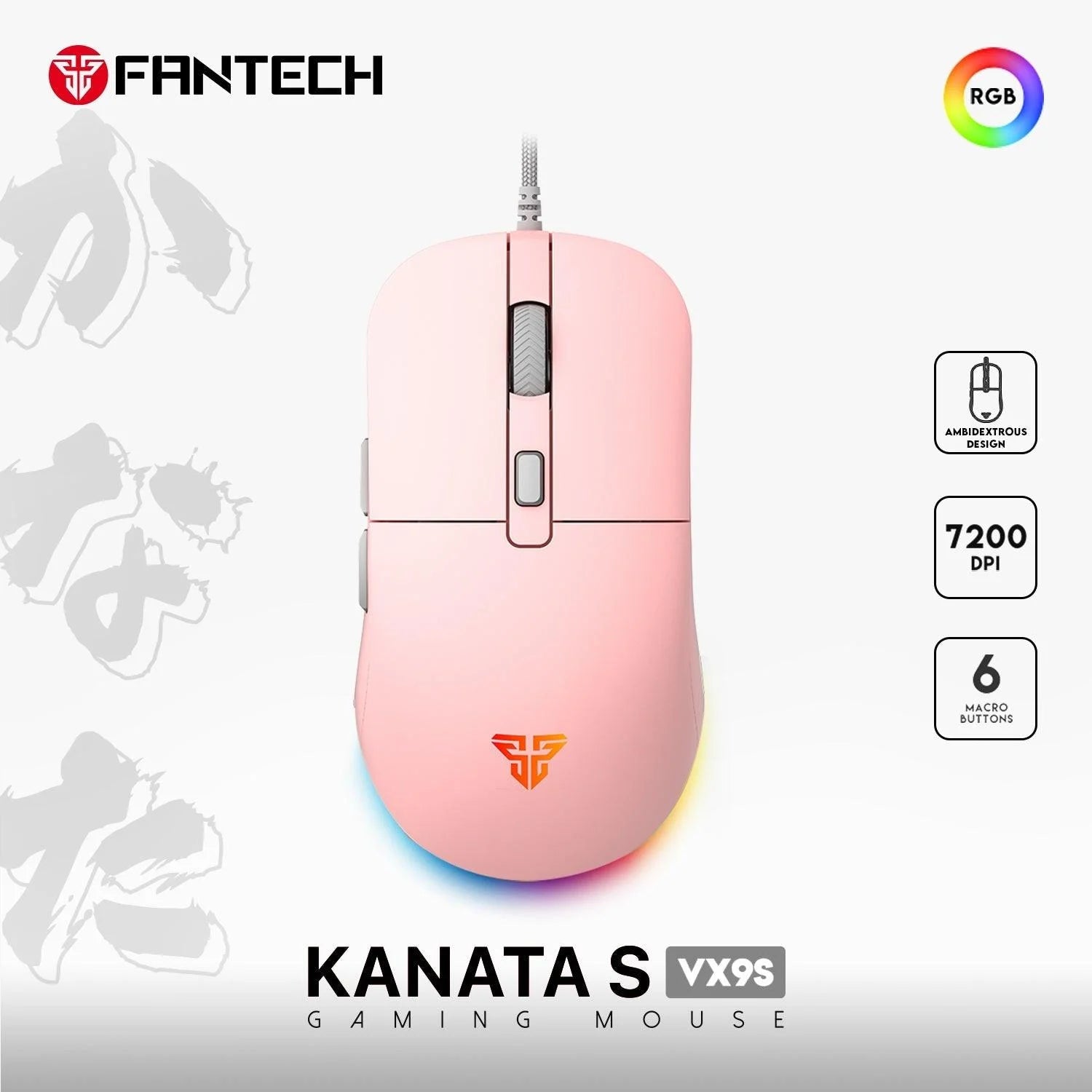 Fantech kanata vx9s gaming mouse - mouse