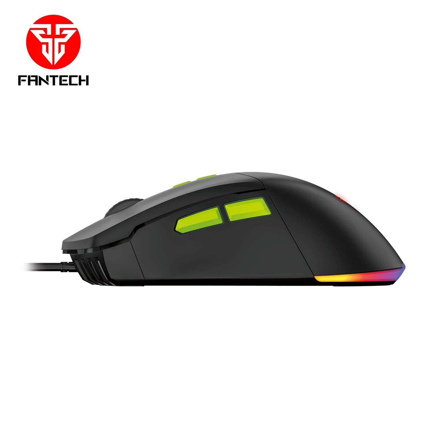 Fantech phantom ii vx6 gaming mouse for ultimate performance and neon macro features - mouse