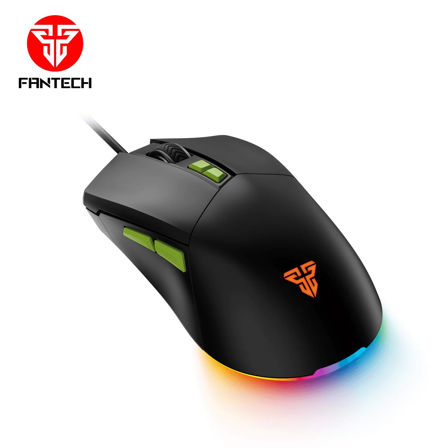 Fantech phantom ii vx6 gaming mouse for ultimate performance and neon macro features - mouse