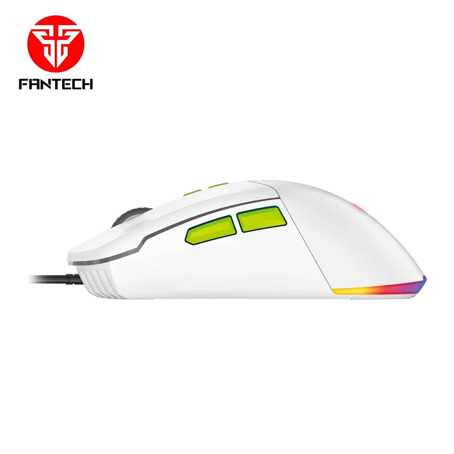 Fantech phantom ii vx6 gaming mouse for ultimate performance and neon macro features - mouse